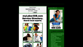What Mylaborjob.com website looks like in 2024 