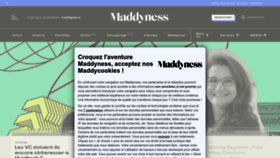 What Maddyness.com website looks like in 2024 