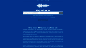 What Mp3juices.cc website looks like in 2024 