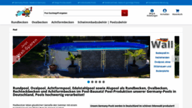What Mister-pool.de website looks like in 2024 