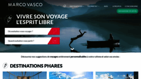 What Marcovasco.fr website looks like in 2024 