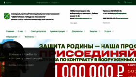 What Mo-svetogorsk.ru website looks like in 2024 