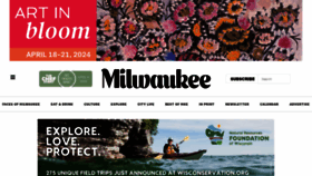 What Milwaukeemagazine.com website looks like in 2024 