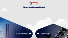What Muzayede.com website looked like in 2024 (1 year ago)