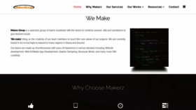 What Makerzgroup.com website looks like in 2024 