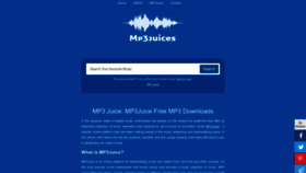 What Mp3juices.link website looks like in 2024 