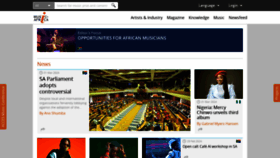 What Musicinafrica.net website looks like in 2024 
