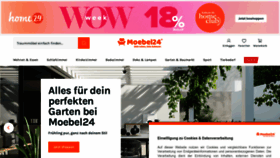 What Moebel24.de website looks like in 2024 