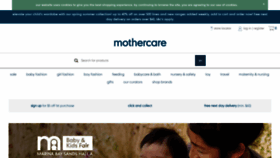 What Mothercare.com.sg website looks like in 2024 