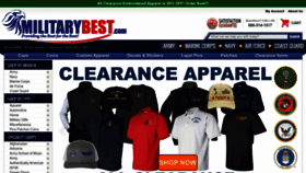 What Militarybest.com website looks like in 2024 