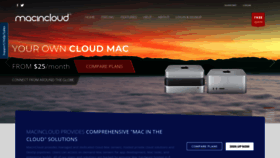 What Macincloud.com website looks like in 2024 