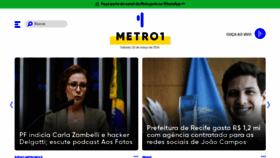 What Metro1.com.br website looks like in 2024 