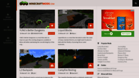 What Minecraftmods.com website looks like in 2024 