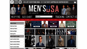 What Mensusa.com website looks like in 2024 