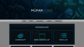 What Moparscape.org website looks like in 2024 