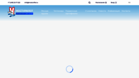 What Mosturflot.ru website looked like in 2024 (1 year ago)