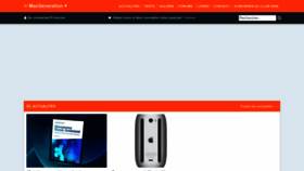 What Macgeneration.com website looks like in 2024 