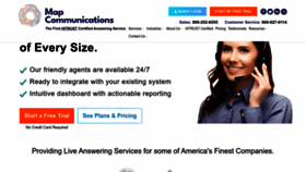 What Mapcommunications.com website looks like in 2024 