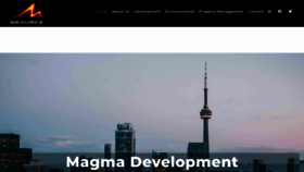 What Magmadevelopment.com website looks like in 2024 