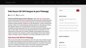 What Mensagemdefelizpascoa2019.com website looks like in 2024 