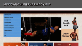 What Mexicanonlinepharmacy.bid website looks like in 2024 