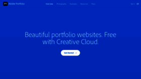 What Myportfolio.com website looks like in 2024 