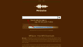 What Mp3juice.org.za website looks like in 2024 