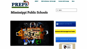 What Mspreps.org website looks like in 2024 