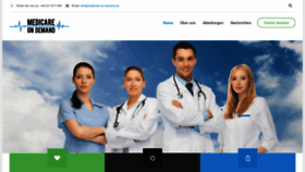 What Medicare-on-demand.de website looks like in 2024 