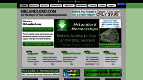 What Mrlandlord.com website looks like in 2024 