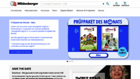 What Mildenberger-verlag.de website looks like in 2024 