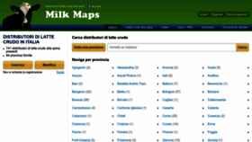 What Milkmaps.com website looks like in 2024 