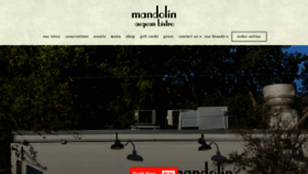 What Mandolinrestaurant.com website looks like in 2024 
