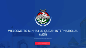 What Minhaj.org website looks like in 2024 
