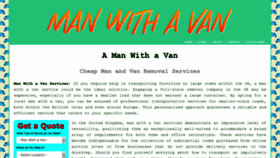 What Manwithavan.me.uk website looks like in 2024 