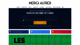 What Mercialfred.com website looks like in 2024 