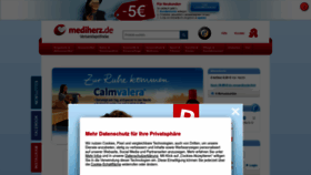 What Mediherz-shop.de website looks like in 2024 