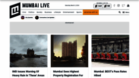 What Mumbailive.com website looks like in 2024 
