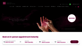 What Medcare.ae website looks like in 2024 