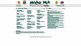 What Mexicoweb.com.mx website looks like in 2024 