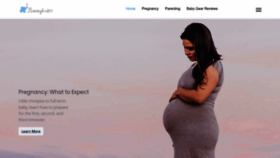 What Mommyhood101.com website looks like in 2024 