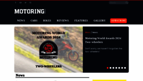 What Motoringworld.in website looks like in 2024 