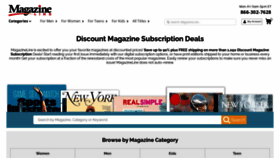 What Magazineline.com website looks like in 2024 