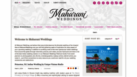 What Maharaniweddings.com website looked like in 2024 (1 year ago)