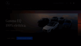 What Mercedes-benz.it website looked like in 2024 (1 year ago)