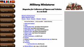 What Miniatures.de website looked like in 2024 (2 years ago)