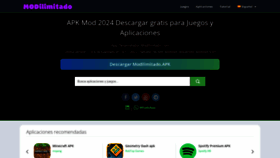 What Modilimitado.com website looks like in 2024 