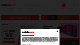 What Mobilezone.ch website looked like in 2024 (1 year ago)