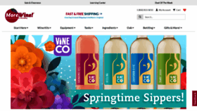 What Morewinemaking.com website looked like in 2024 (1 year ago)