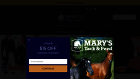 What Marystack.com website looks like in 2024 